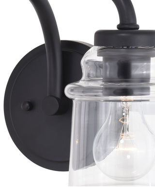 Toledo 2 Light Vanity Matte Black