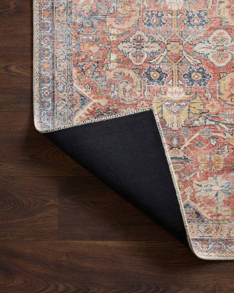 Loloi II Adrian Rust/Denim Area Rug, 2'3"x3'9"