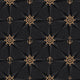 10'x10' Square Custom Area Rug Mariners Tale, Nylon Stainmaster Carpet, Onyx