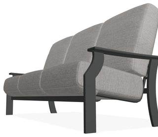 St. Catherine Deep Seat 3-Seat Outdoor Sofa, Rain Graystone/Graphite