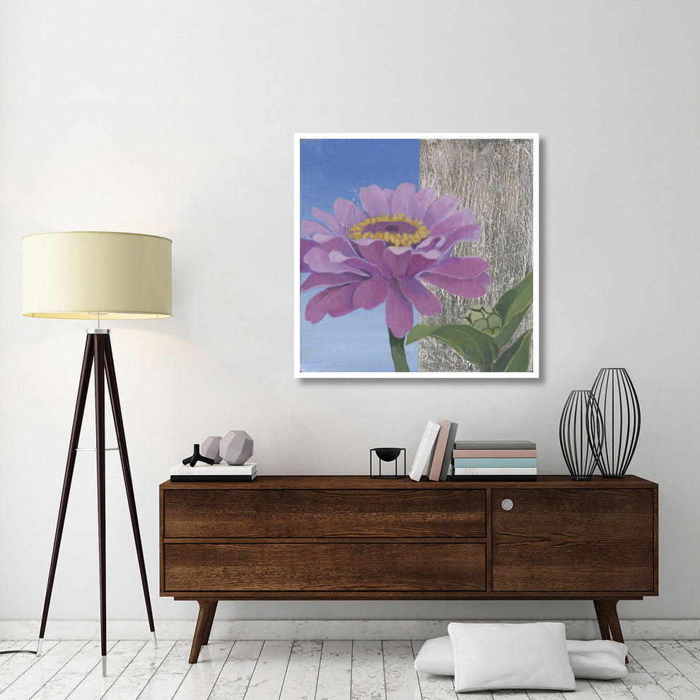 "Zinnia Pink" Digital Paper Print by Kathrine Lovell, 42"x42"