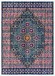 Surya Tessera TSE-1016 7'10"x10'3" Rug, Teal/Dark Blue/Burnt Orange/Garnet