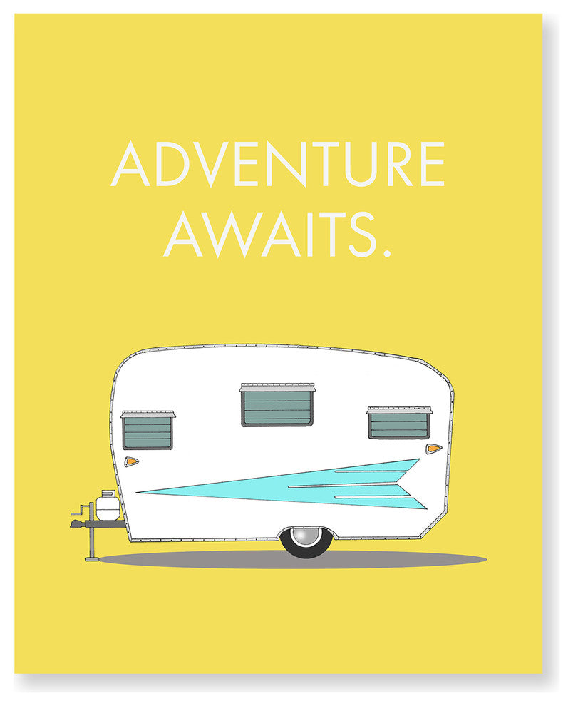 "Adventure Awaits" Fine Art Print by Annie L. Bailey, 12"x16"