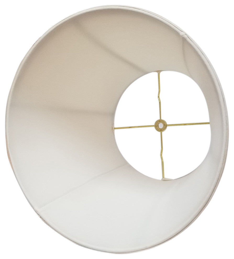 Royal Designs Modified Bell Lampshade, Linen Eggshell, 9.5x15x11.5, Washer