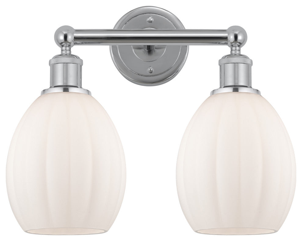 Innovations 616-2W-PC-G81 Eaton 2 Light Bath Vanity Light, Polished Chrome