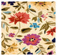 Safavieh Soho Soh854A Floral Rug, Ivory/Multi, 6'0"x6'0" Square