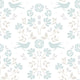 Sky Blue Rose Lindo Woodland Peel & Stick Wallpaper