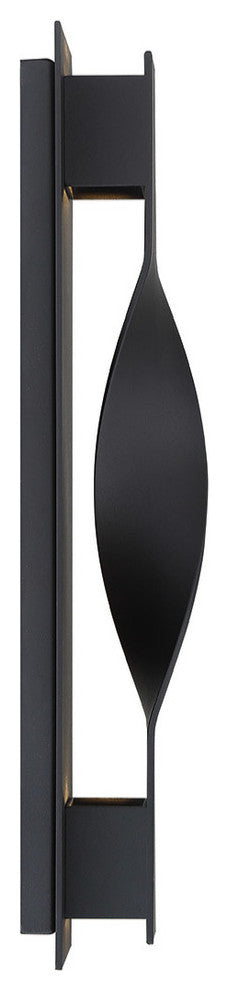 Twist LED Outdoor Wall-Light 3000K, Black