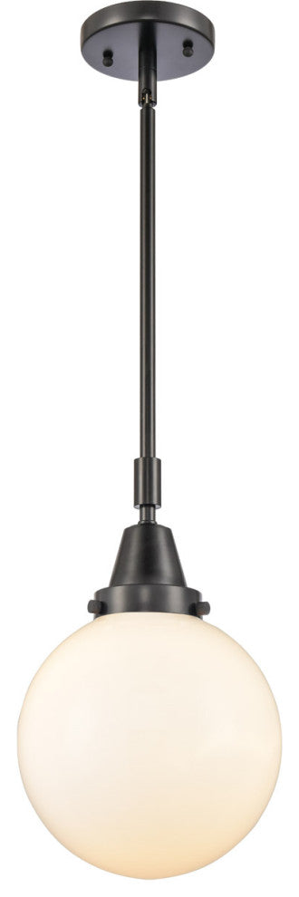 INNOVATIONS LIGHTING 447-1S-BK-G201-8-LED Beacon Mini Pendant