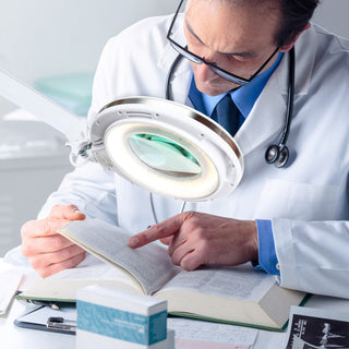 Brightech LightView Pro 2 in 1 - Bright LED Magnifying Lamp