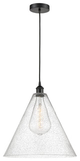 Innovations 616-1P-BK-GBC-164 1-Light Pendant, Matte Black