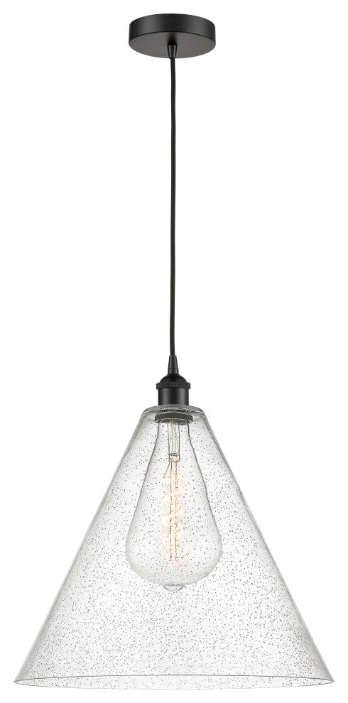 Innovations 616-1P-BK-GBC-164 1-Light Pendant, Matte Black