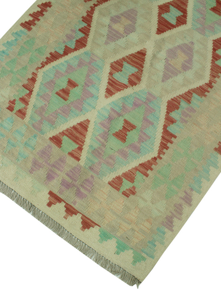 Sun Faded Kilim Talbott Ivory Rug