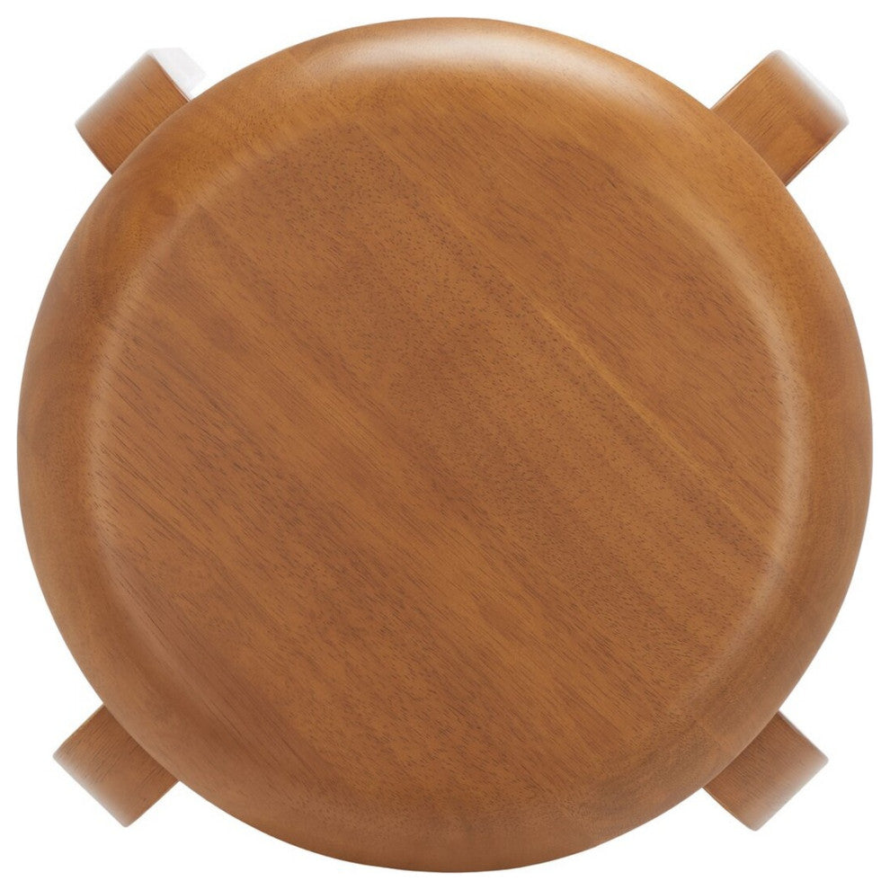 Safavieh Luella Stackable Stool, Walnut