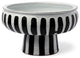 White and Black Ceramic Decorative Bowl