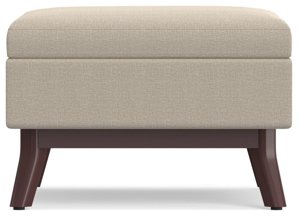 Owen Coffee Table Storage Ottoman, Natural