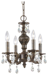 Crystorama Paris Market 4-Light Mini Chandelier