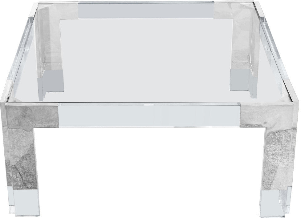 Casper Coffee Table, Chrome, Square