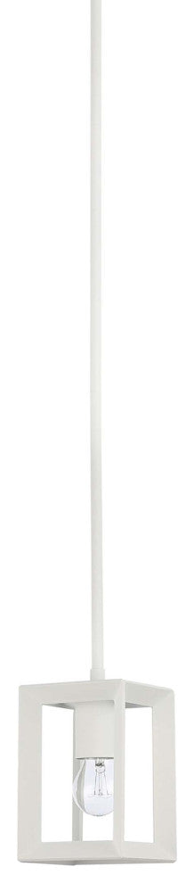 Golden Lighting 2073-M1L Smyth 5"W Mini Pendant - Natural White