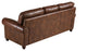 Barbara Leather Craft Sofa, Brown