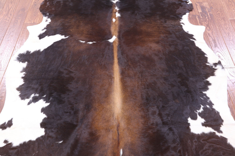 Organic Natural Hair-On Cowhide Area Rug 7' 2" X 5' 11" C1453