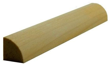 EWQR11 Quarter Round 1/2" x 1/2" Moulding Trim. Unfinished, Poplar, 94"