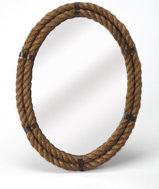 Darby Oval Rope Wall Mirror