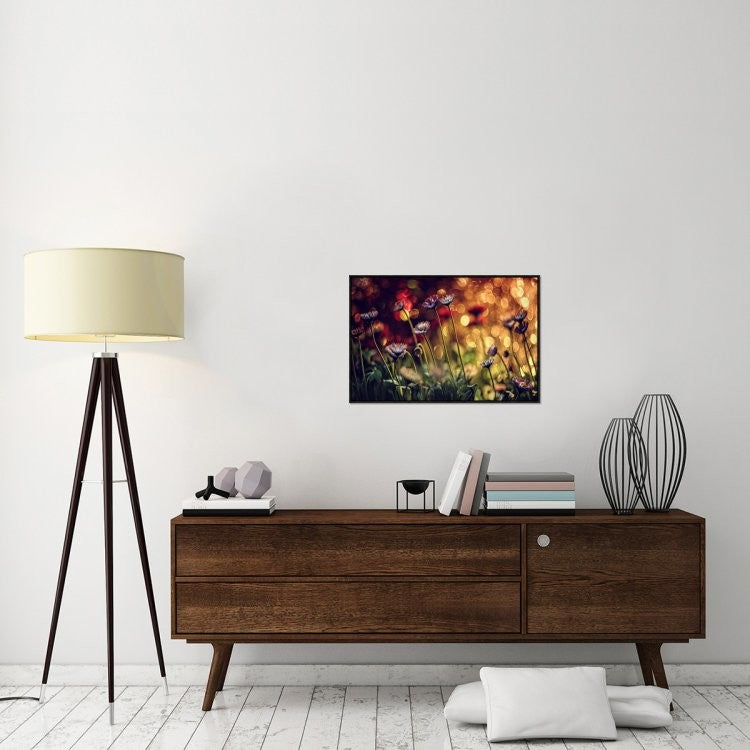 "Untitled" Framed Canvas Giclee by Dimitar Lazarov, 31x21"