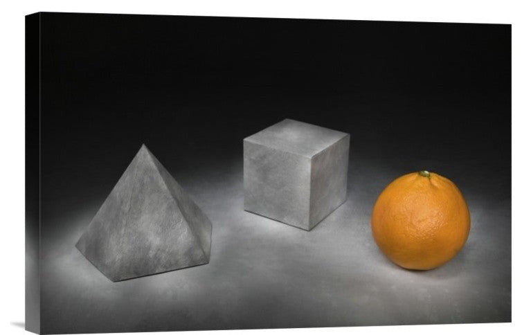 "Platonic Solids" Stretched Canvas Giclee by Christophe Verot, 18x12"