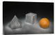 "Platonic Solids" Stretched Canvas Giclee by Christophe Verot, 18x12"
