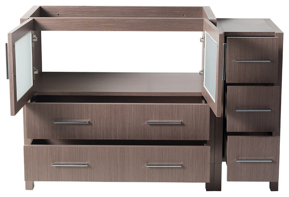 Fresca FCB62-3612GO Torino 48" Gray Oak Modern Bathroom Cabinets