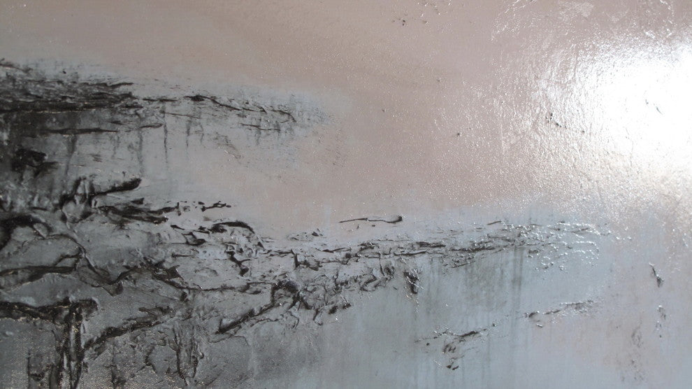 Modern Abstract Limited Edition Painting 60x24" "Urban Whispers"