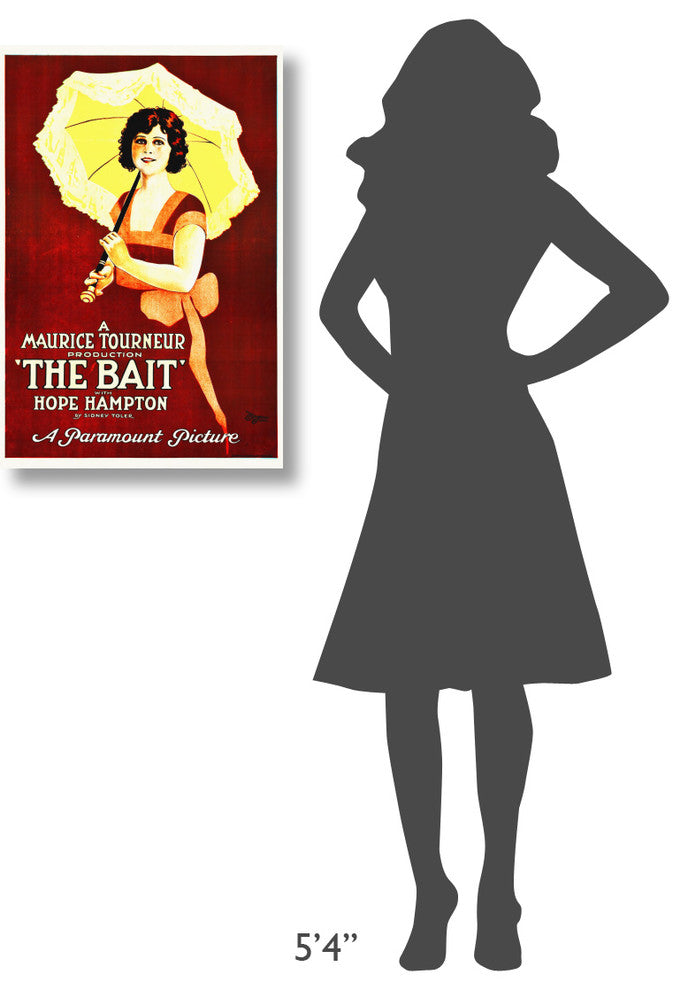 "The Bait, 1918" Stretched Canvas Giclee by Hollywood Photo Archive, 20x30"