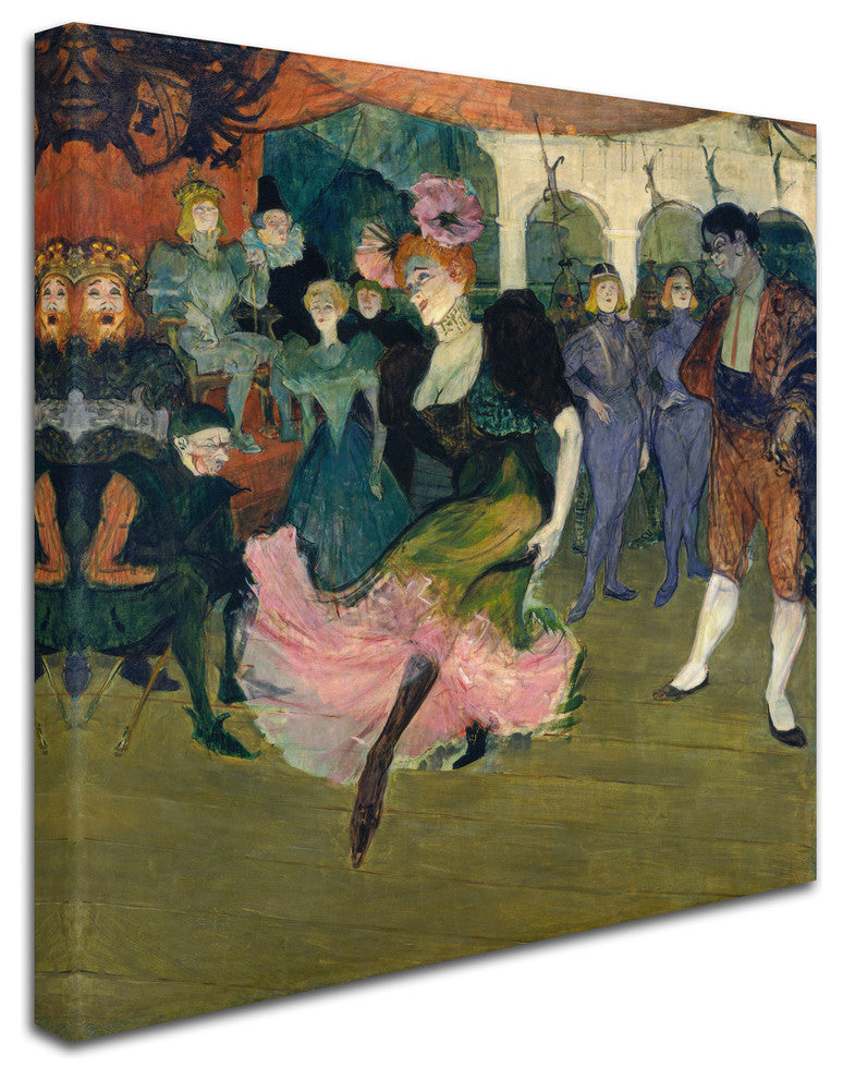 'Marcelle Lender Dancing' Canvas Art by Henri Tolouse-Lautrec