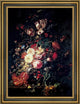 Rachel Ruysch StillLife with Flowers Framed Premium Canvas Print, 18"x27"