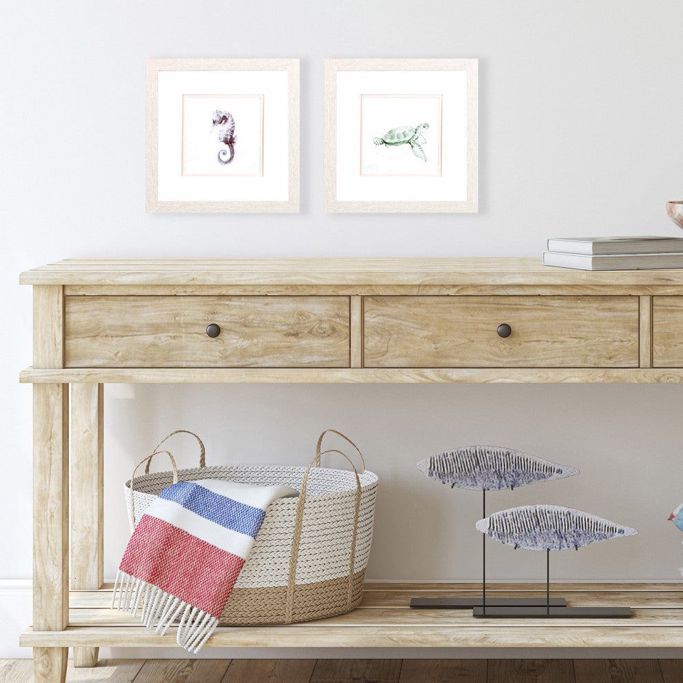 Sea Animal, Waves Wall Art, 2-Piece Set
