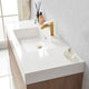 Huesca Bath Vanity, Integrated Sink Top, North American Oak, 48", Without Mirror