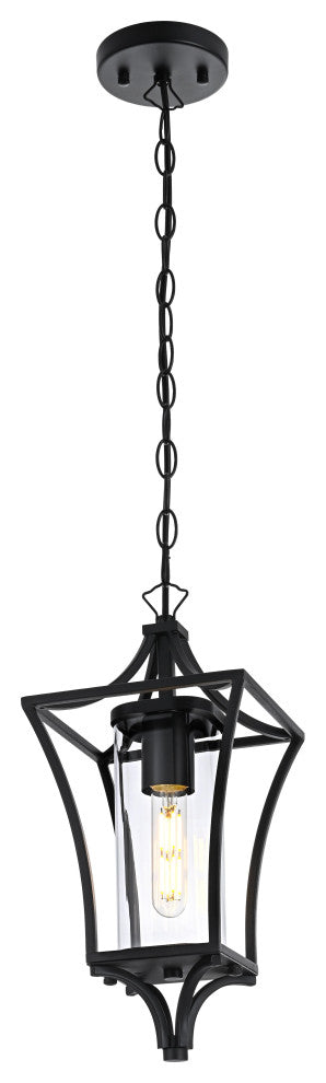 Home Living 7" Outdoor Pendant, Black