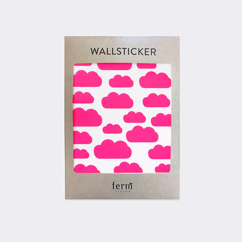 Kidswallsticker Mini Clouds, Neon, 27 Clouds On The Sheet