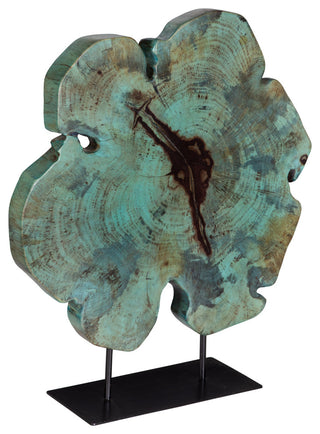 Uttermost Bahati Wood Blue Sculpture