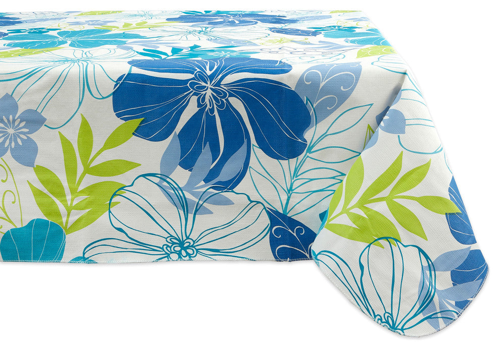 Tropical Bahama Vinyl Tablecloth 60X84"