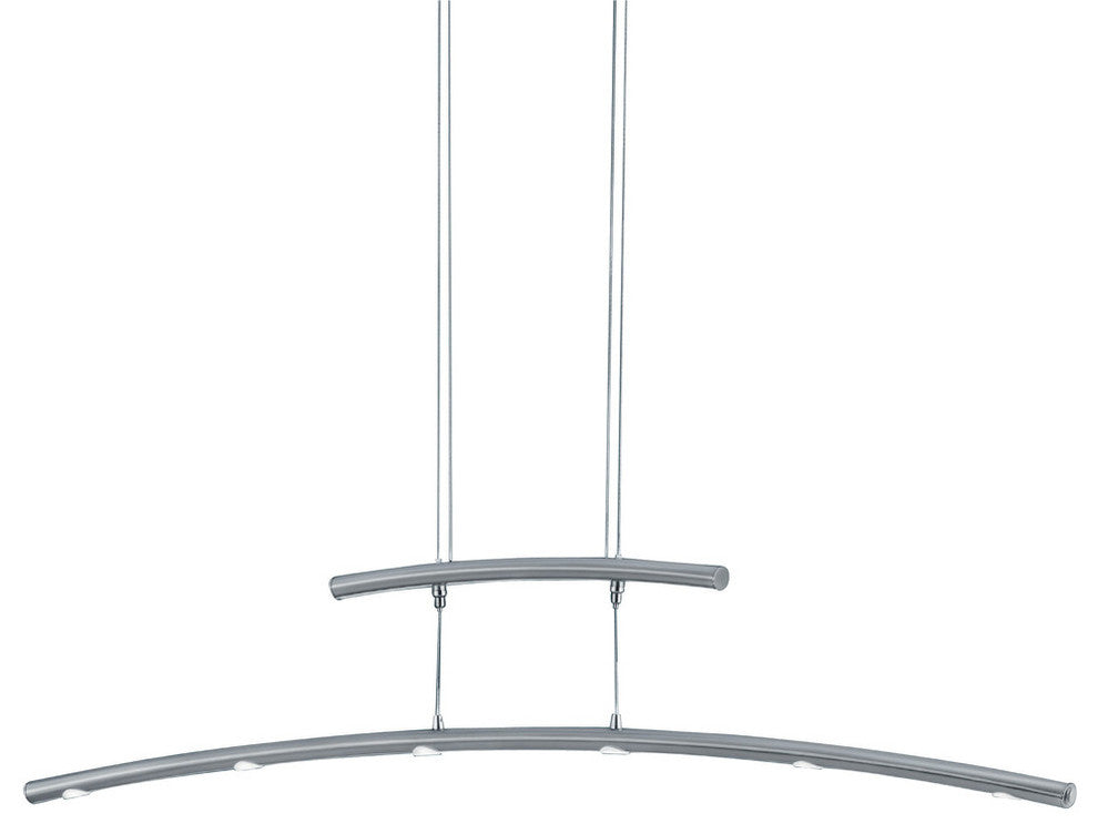 Columbus LED Pendant Light, Nickel Matte