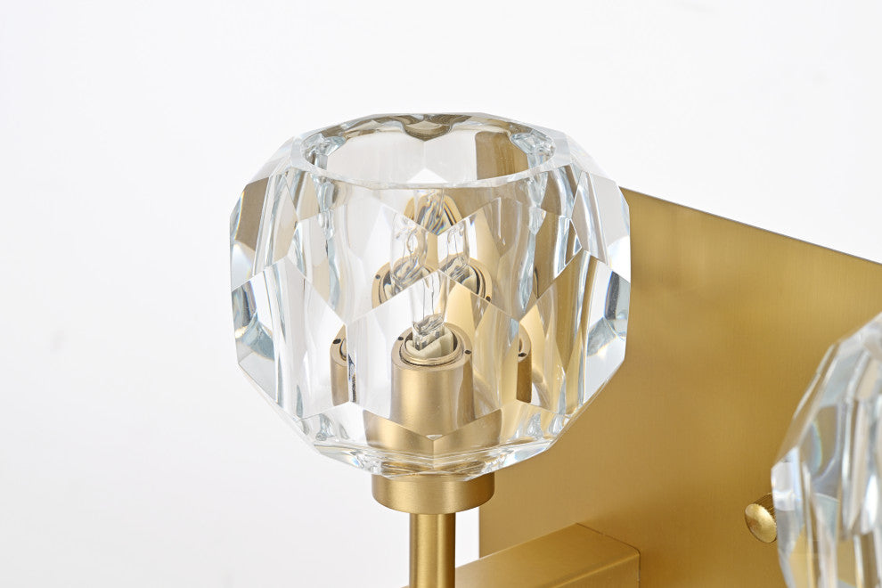 5 Light Wall Sconce, Gold