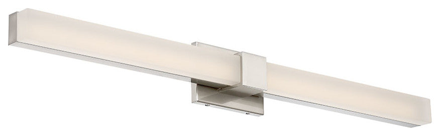Esprit 38" LED Bathroom Vanity & Wall Light 3000K, Brushed Nickel