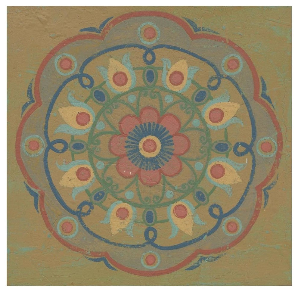 "Lakai Circle IV" Digital Paper Print by Kathrine Lovell, 26"x26"