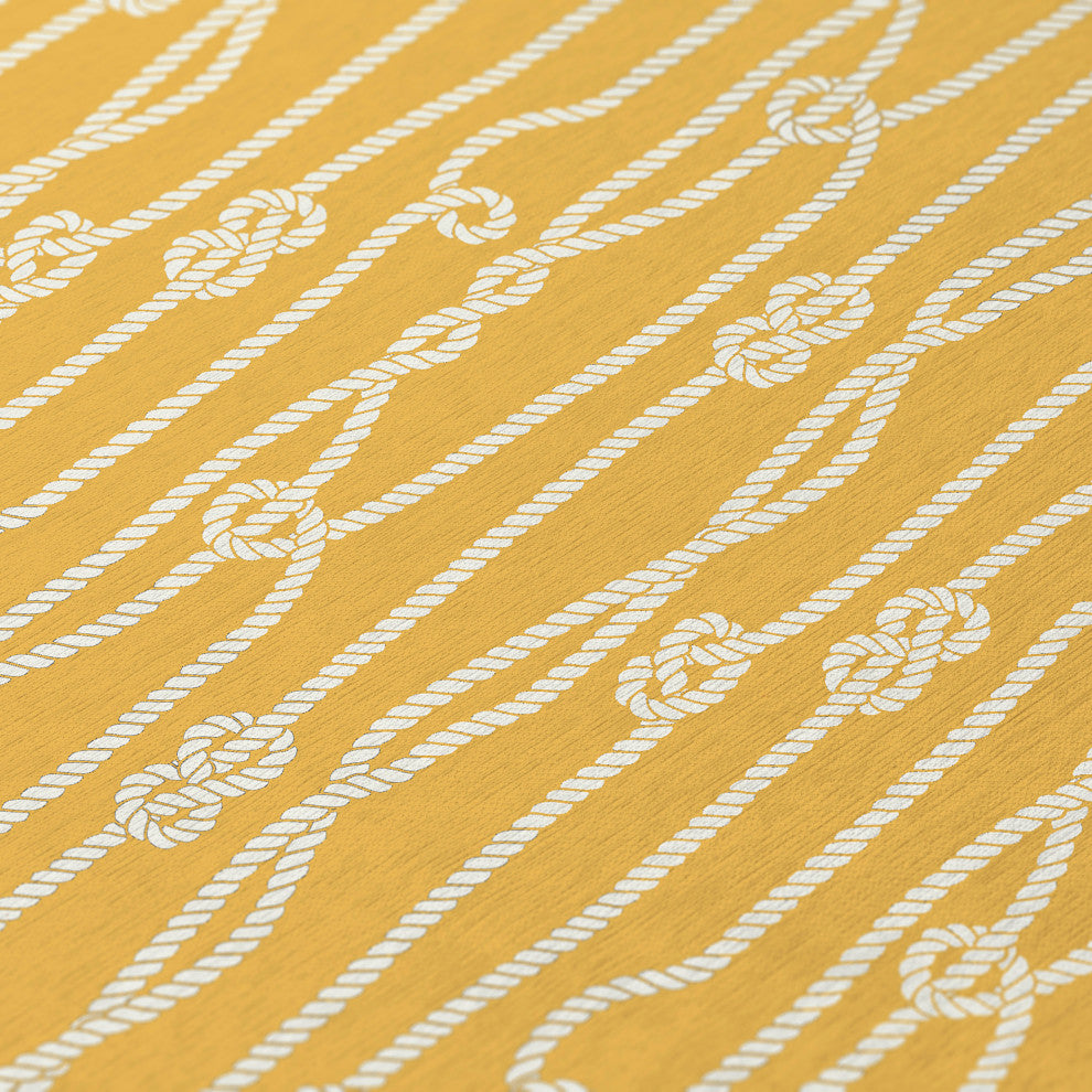 Indoor/Outdoor Harbor HA7 Gold Machine Washable 3' x 5' Rug