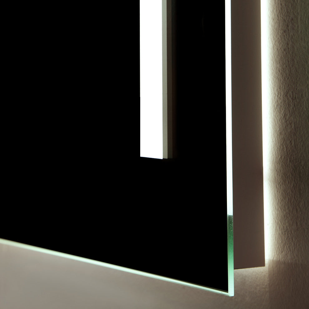24x32 In. Smart Touch Dimmable Multi-Color Anti-Fog LED Bathroom Vanity Mirror