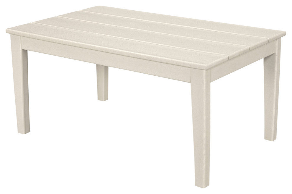 Polywood Newport 22"x36" Coffee Table, Sand