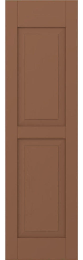 Two Equal Raised Panel Shutters (Per Pair)
