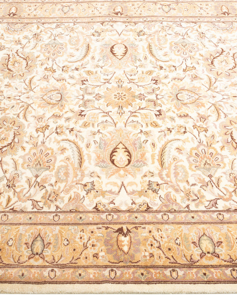 Mogul, One-of-a-Kind Hand-Knotted Area Rug Ivory, 4' 2 x 6' 1